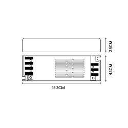 FUENTE DE ALIMENTACION TIRA LED 24VDC 60W SLIM