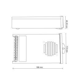 FUENTE DE ALIMENTACION TIRA LED 600W 24VDC
