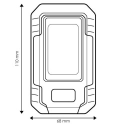 LINTERNA LED IP65 6000K USB-MICROUSB IMAN 