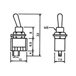 INTERRUPTOR 2 PATAS 2 POSICIONES