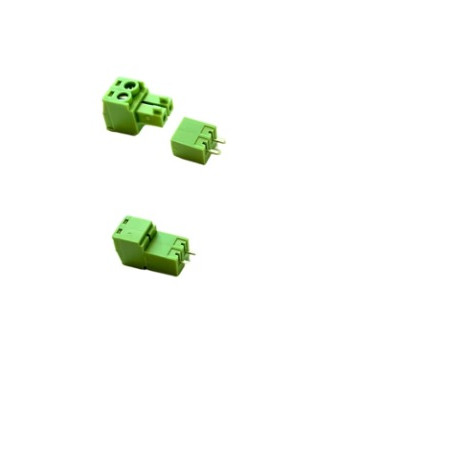 CONECTOR ENCHUFABLE 2 VIAS ANGULO RECTO M - H