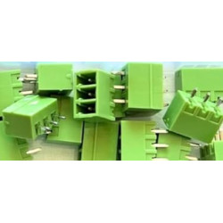 CONECTOR ENCHUFABLE 3 VIAS ANGULO RECTO M - H