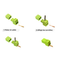 CONECTOR ENCHUFABLE 4 VIAS ANGULO RECTO M - H