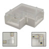 CONECTOR EN L PARA TIRA LED IP68 8MM