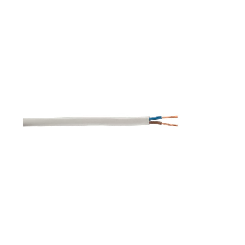 MANGUERA ELECTRICA PLANA 2X1MM BLANCA