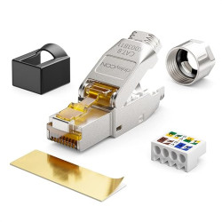 CONECTOR RJ45 CAT 8 FTP AUTOCRIMPABLE