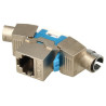 CONECTOR RJ45 HEMBRA CAT 8 FTP AUTOCRIMPABLE