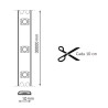 TIRA DE LED USB 5V 5050 RGB 3 METROS