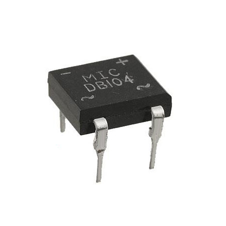 PUENTE RECTIFICADOR C I  DIP-4 1A 400V DB104