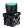 PULSADOR DE BOTON 22MM 220V VERDE