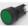 PULSADOR DE BOTON 22MM N/ABIERTO VERDE