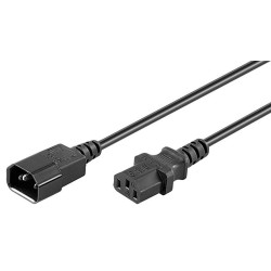 CABLE PROLONGADOR IEC-C3 A IEC-C14 3 metros