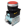 INTERRUPTOR DE BOTON 22MM 220V ROJO
