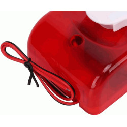 SIRENA LUMINOSA 12V 110DB 300MAH IP65