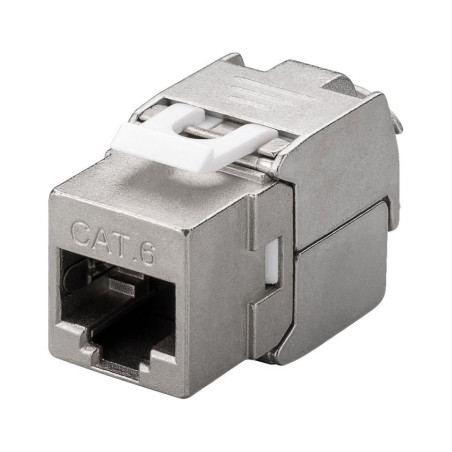 CONECTOR HEMBRA RJ45 FTP CAT 6 PANEL AUTOCRIMPABLE