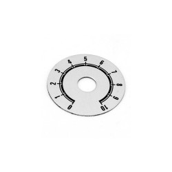 CARATULA CIRCULAR ADHESIVA PLATA 40 DIAMETRO