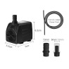BOMBA DE AGUA SUMERGIBLE MINI 16W 800L/H