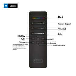 MANDO RF PARA CONTROLADOR SPI/IC LED RGB