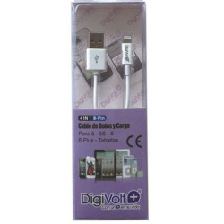 CABLE USB 2 0  - LIGHTNING 1 5M BLANCO BLISTER