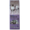 CABLE USB 2 0  - LIGHTNING 1 5M BLANCO BLISTER