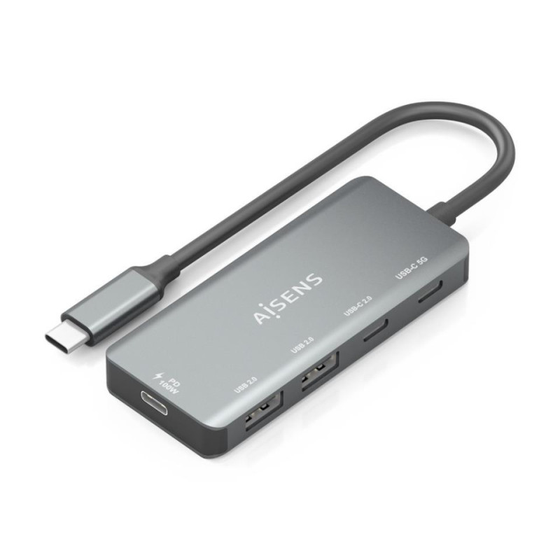 HUB USB 3 1 TIPO C A 2xTIPO C  2xTIPO A  1xC 100W