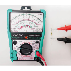 MULTIMETRO ANALOGICO PROSKIT MT-2207 C/PROTECCION