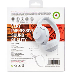 AURICULAR DIADEMA BT BLANCO DCU CANCELACION RUIDO