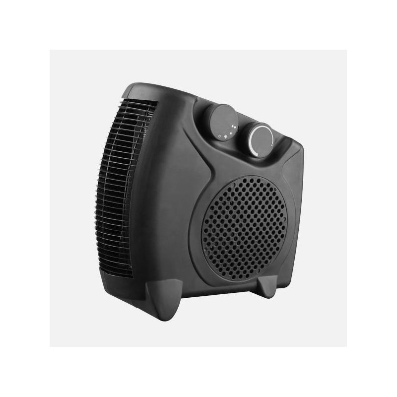 CALEFACTOR GRATO 2000W NEGRO VERTIC/HORIZ