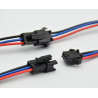 CONECTOR TIRA LED MACHO-HEMBRA 3 PINES CON CABLE