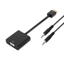 ADAPTADOR HDMI A VGA   AUDIO AISENS A122-0126