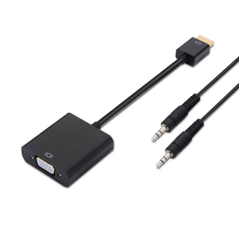 ADAPTADOR HDMI A VGA   AUDIO AISENS A122-0126