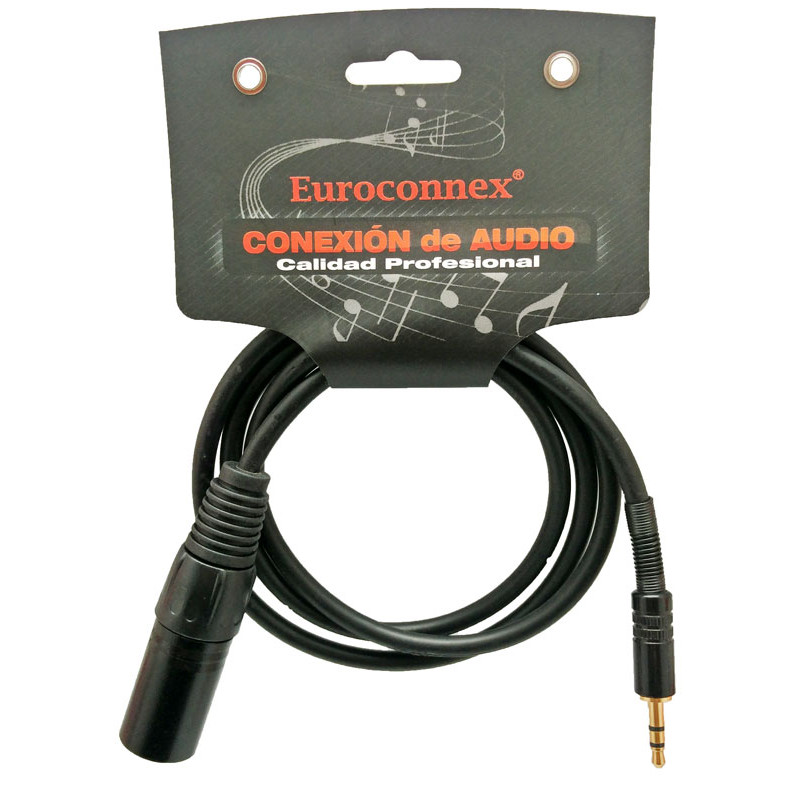 CABLE XLR MACHO A JACK 3 5 ST  MACHO 1M 
