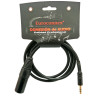 CABLE XLR MACHO A JACK 3 5 ST  MACHO 1M 