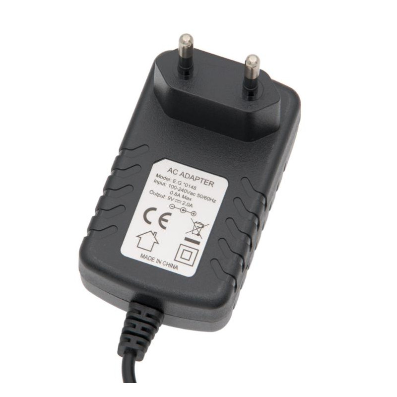 ALIMENTADOR FIJO 9V 2A 18W 5 5X2 1mm