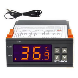TERMOSTATO DIGITAL DC 12V 10A RANGO -50º 99ºC