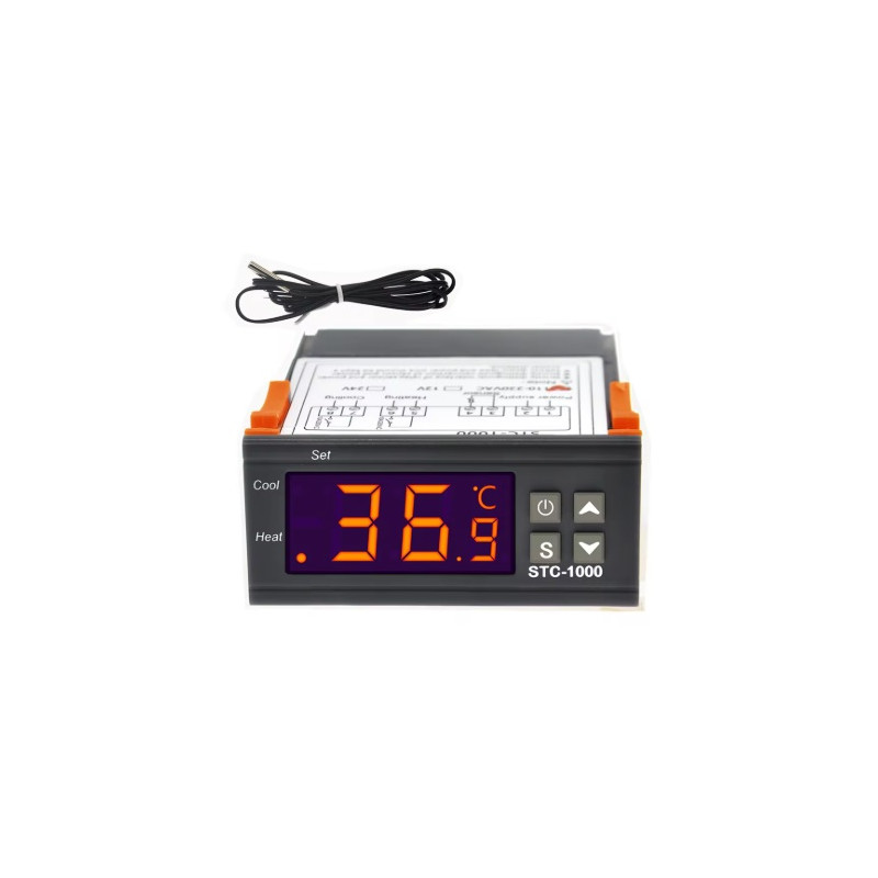 TERMOSTATO DIGITAL AC 110V-220V 10A RANG -50º 99ºC