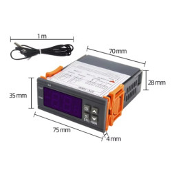 TERMOSTATO DIGITAL AC 110V-220V 10A RANG -50º 99ºC