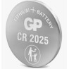 PILA DE BOTON CR2025 GP 20x2 5mm 160mAh