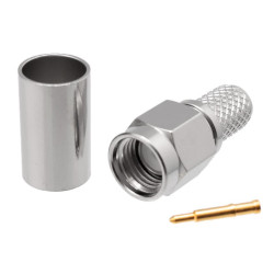 CONECTOR SMA MACHO CRIMPAR RG59