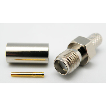 CONECTOR SMA HEMBRA CRIMPAR RG58