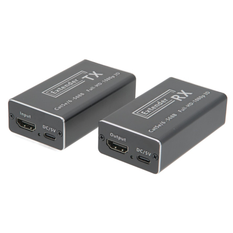 EXTENSOR HDMI POR CABLE ETHERNET 60m 1080p 60Hz