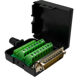 CONECTOR DB25 MACHO CONEXION A TORNILLO