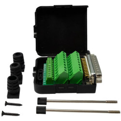 CONECTOR DB25 MACHO CONEXION A TORNILLO