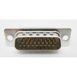 CONECTOR SUB-D26 MACHO 26 PINES 3 FILAS SOLDAR