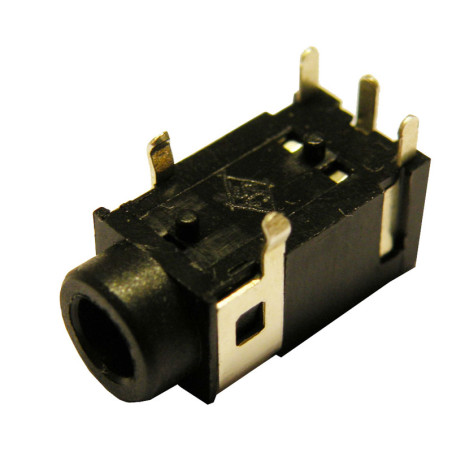 BASE HEMBRA STEREO 3 5MM 3P 4 CONTACTOS