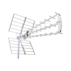 ANTENA UHF TRIPLEX DIGITAL HD CON FILTRO 5G BLANCA
