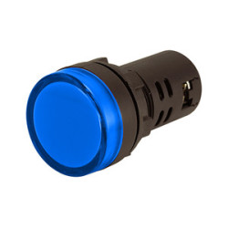PILOTO LED MULTICHIP AZUL 12VAC/VDC IP65 Ø22mm