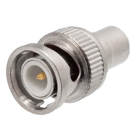 ADAPTADOR BNC MACHO A RCA HEMBRA METAL