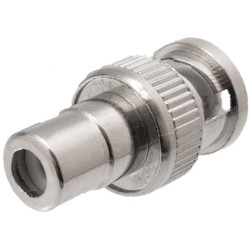 ADAPTADOR BNC MACHO A RCA HEMBRA METAL