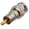 ADAPTADOR BNC MACHO A RCA MACHO METAL